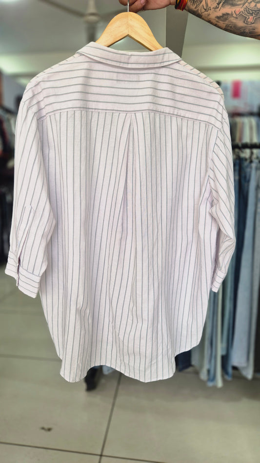 Women's Polham Striped Long Sleeve Button-Down Shirt