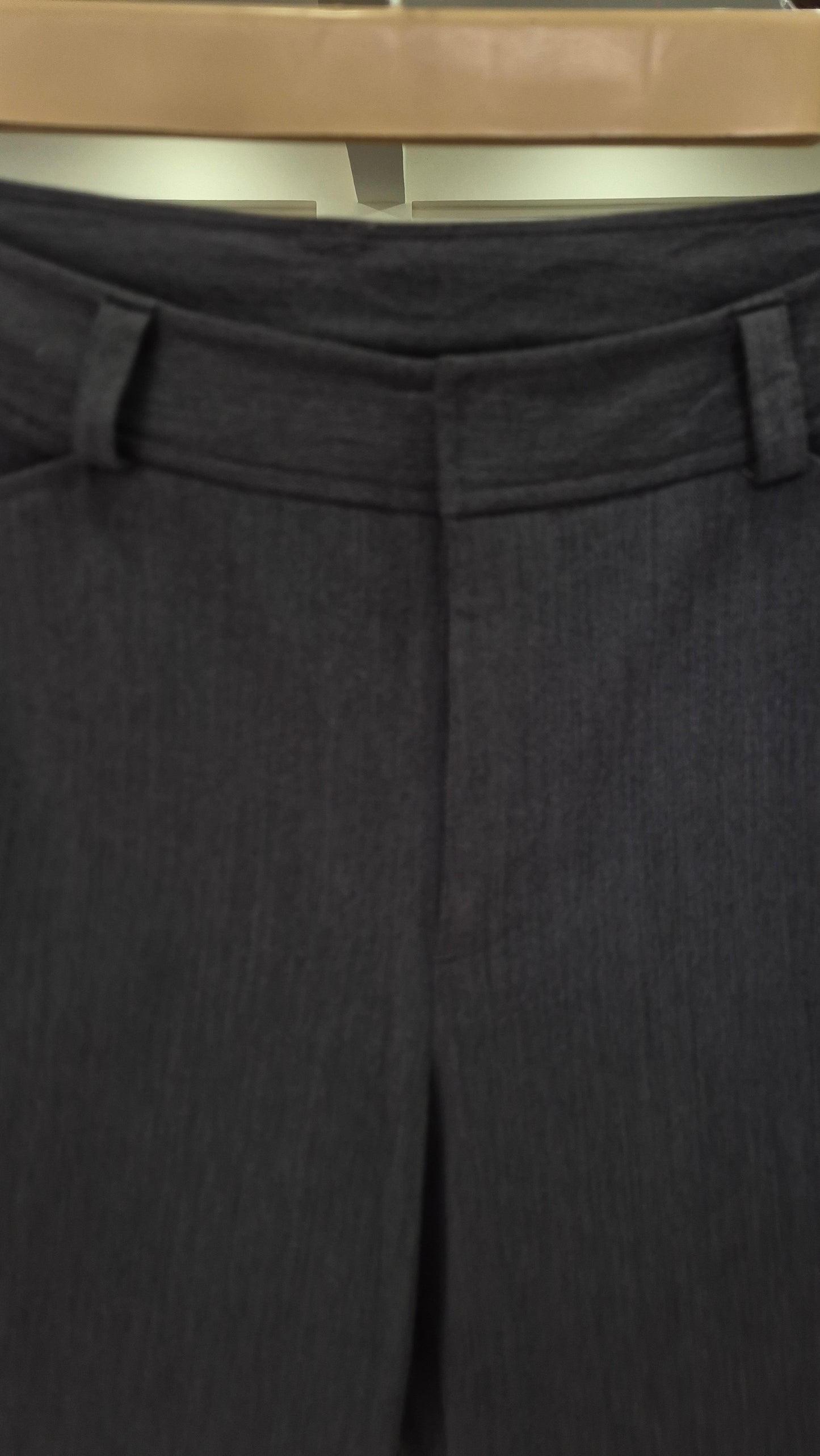 Women's Heathered Grey Minimalist Office Pants
