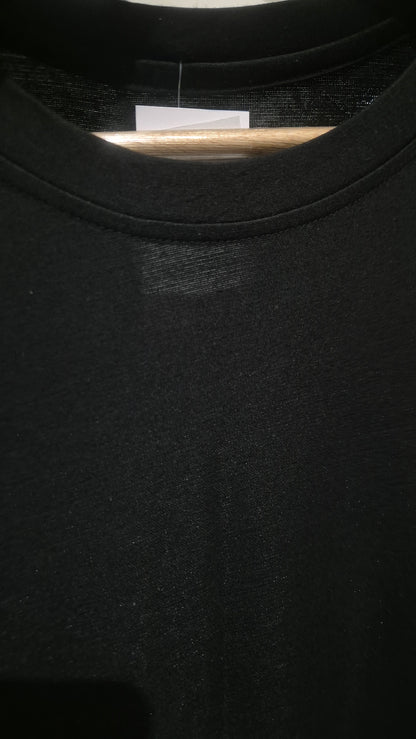 Elegant Puff Sleeve Black T-Shirt