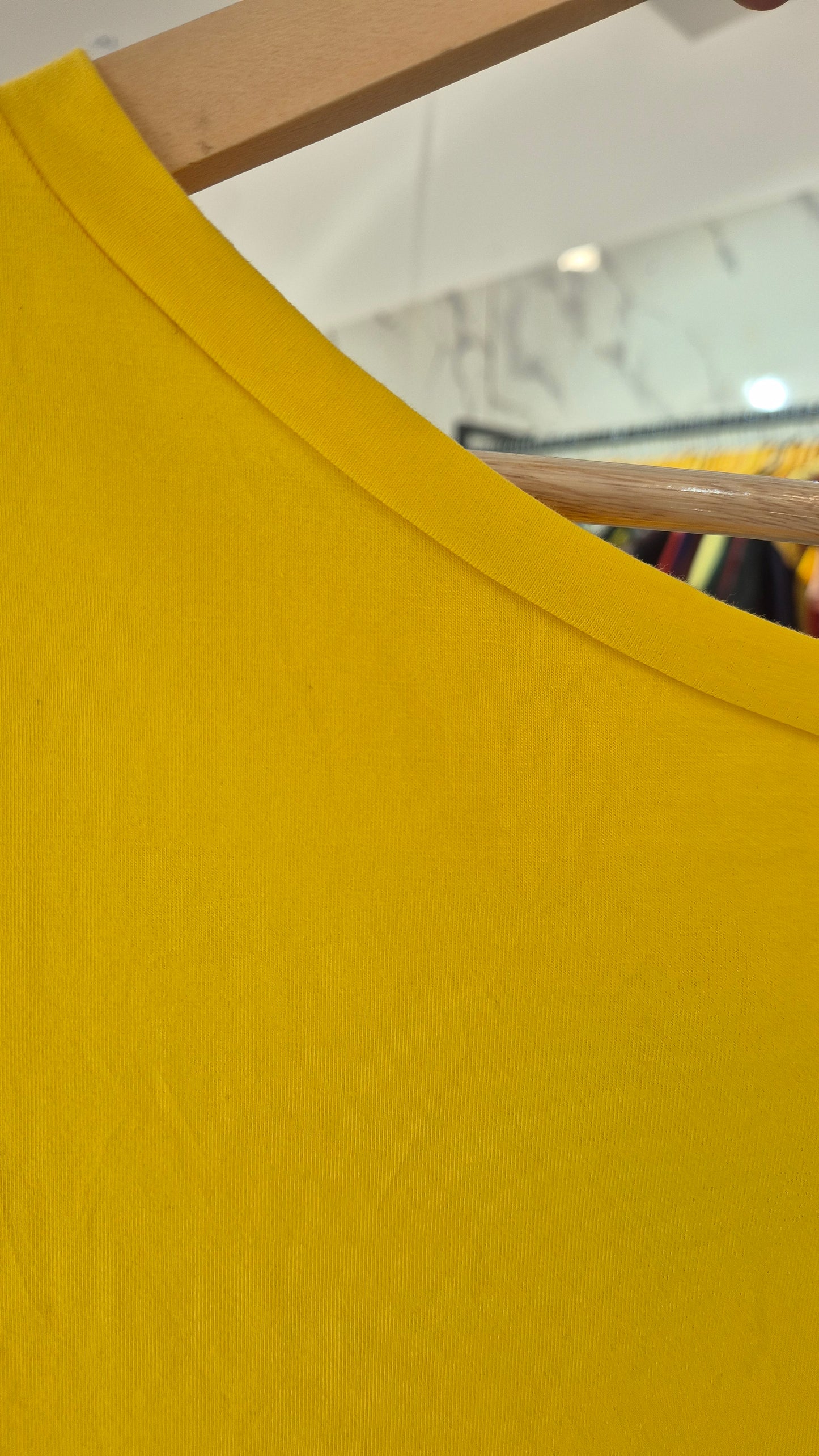 Bright Yellow Essential Cotton T-Shirt