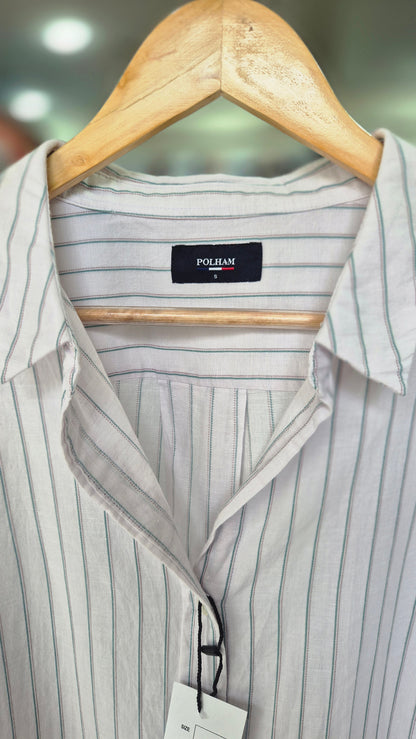 Women's Polham Striped Long Sleeve Button-Down Shirt