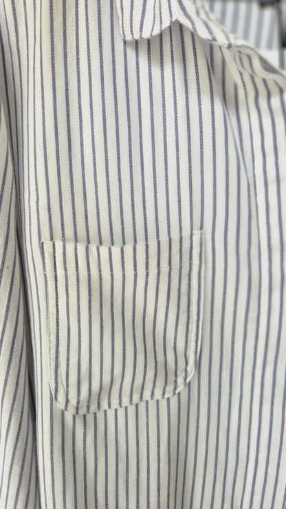 Women's Cotton On Striped Long Sleeve Button-Down Shirt