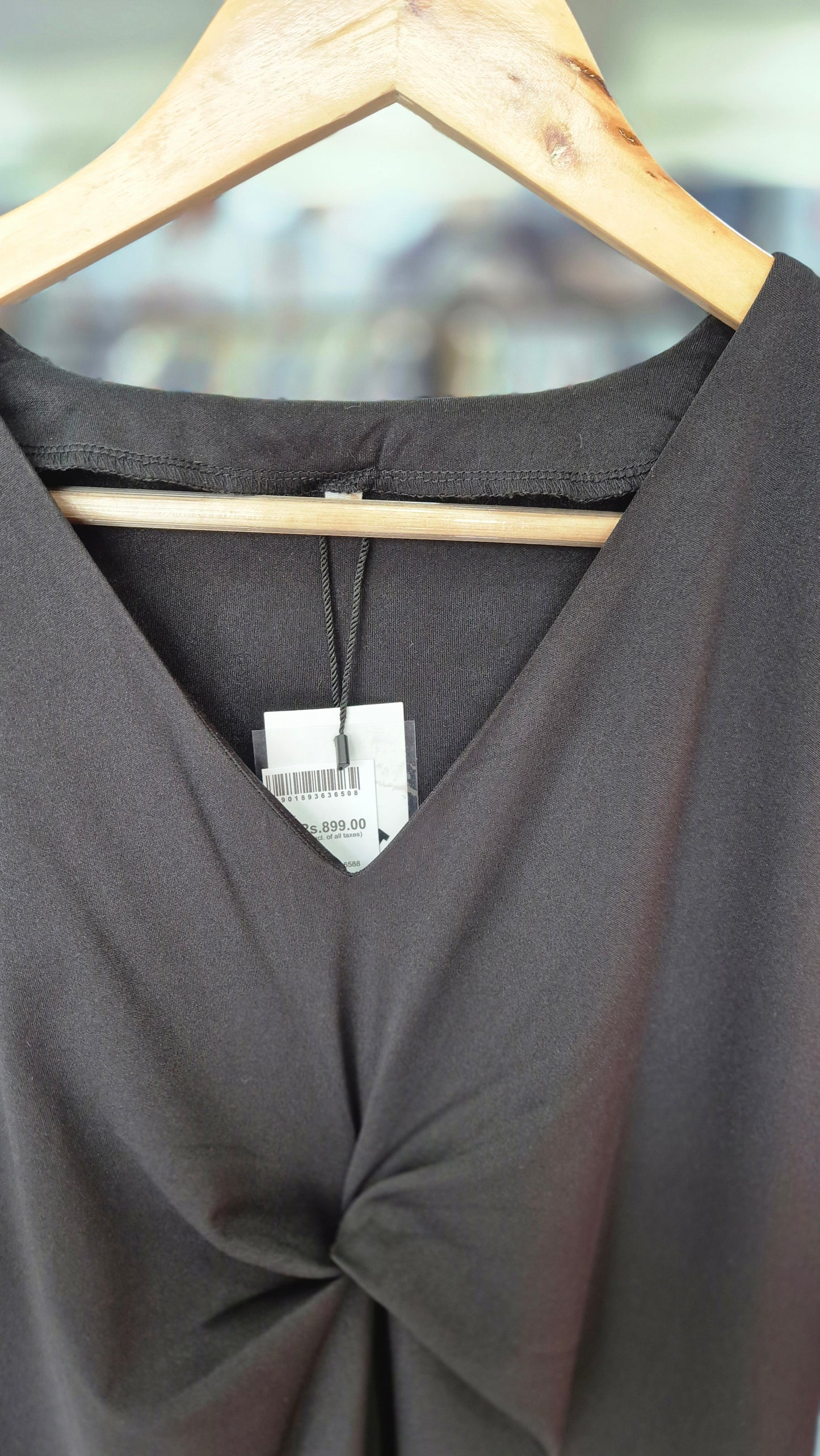 Midnight Twist-Front Maxi Dress