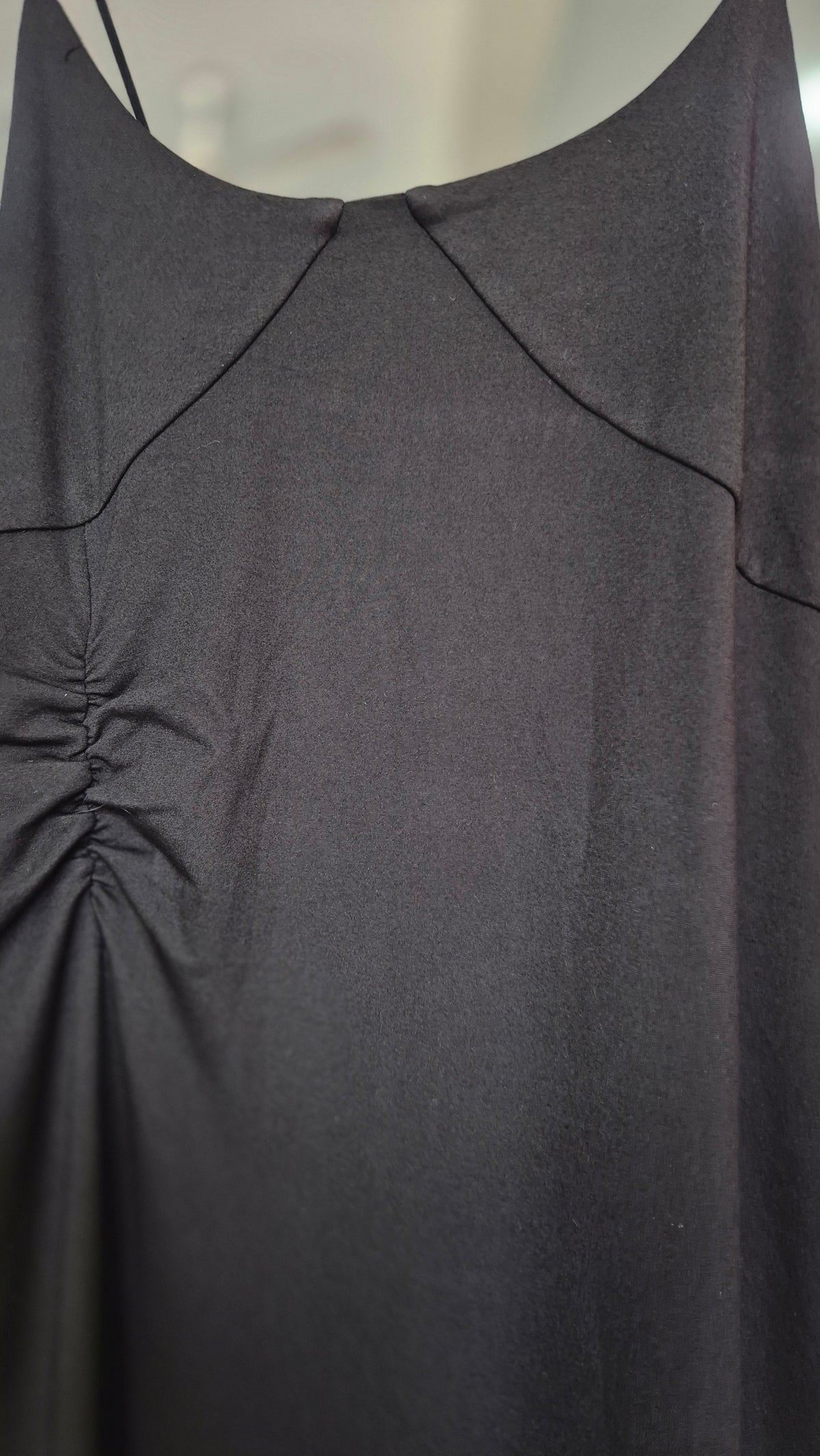 Ruched Side Midi Slip Dress