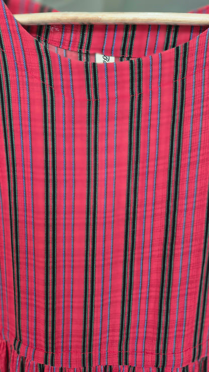 Ruby Stripe Fit & Flare Dress