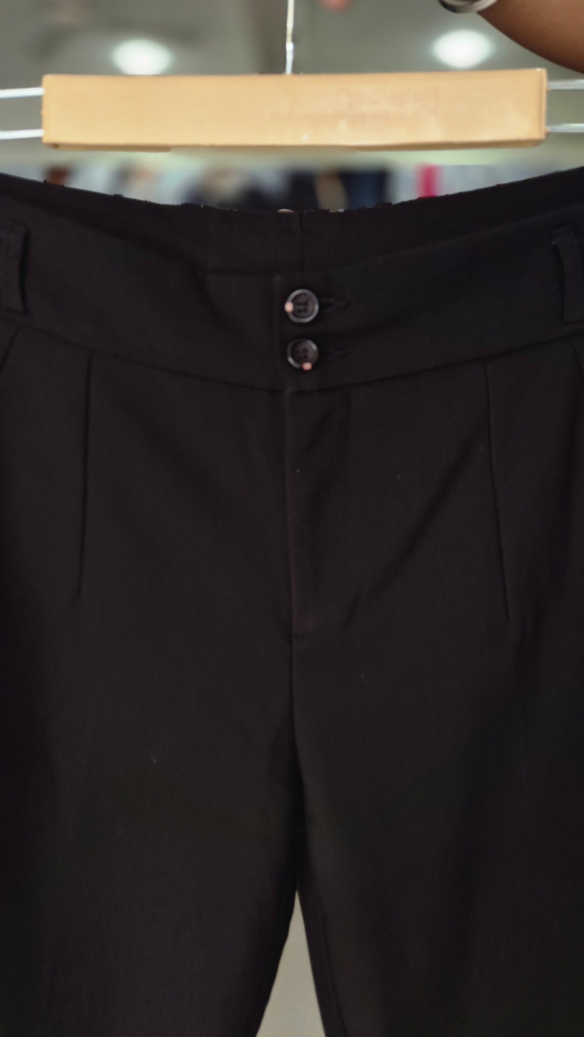 Women's Classic Black Tailored Ankle Pants