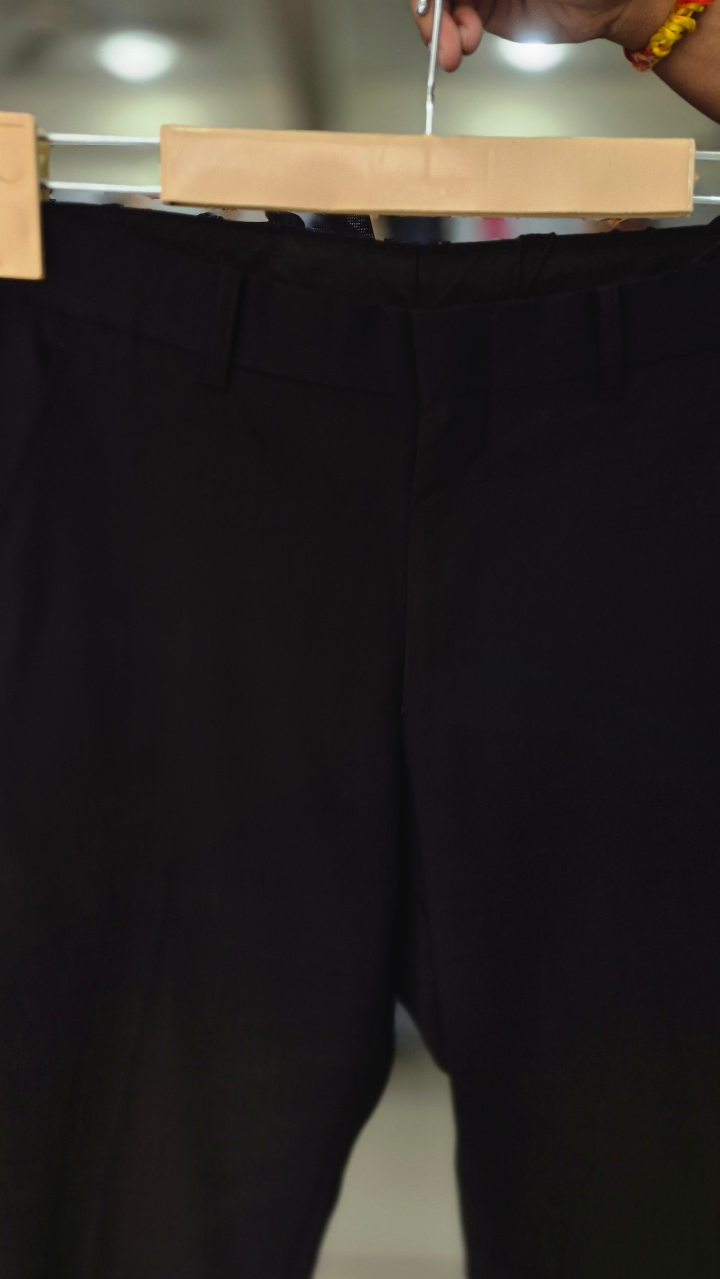 Women's Classic Minimalist Black Ankle Pants with Pockets