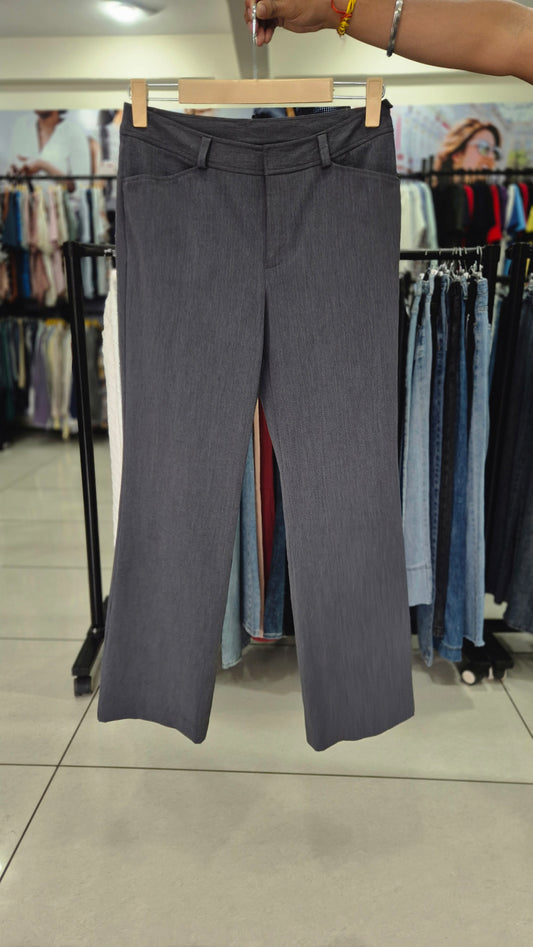 Women's Heathered Grey Minimalist Office Pants