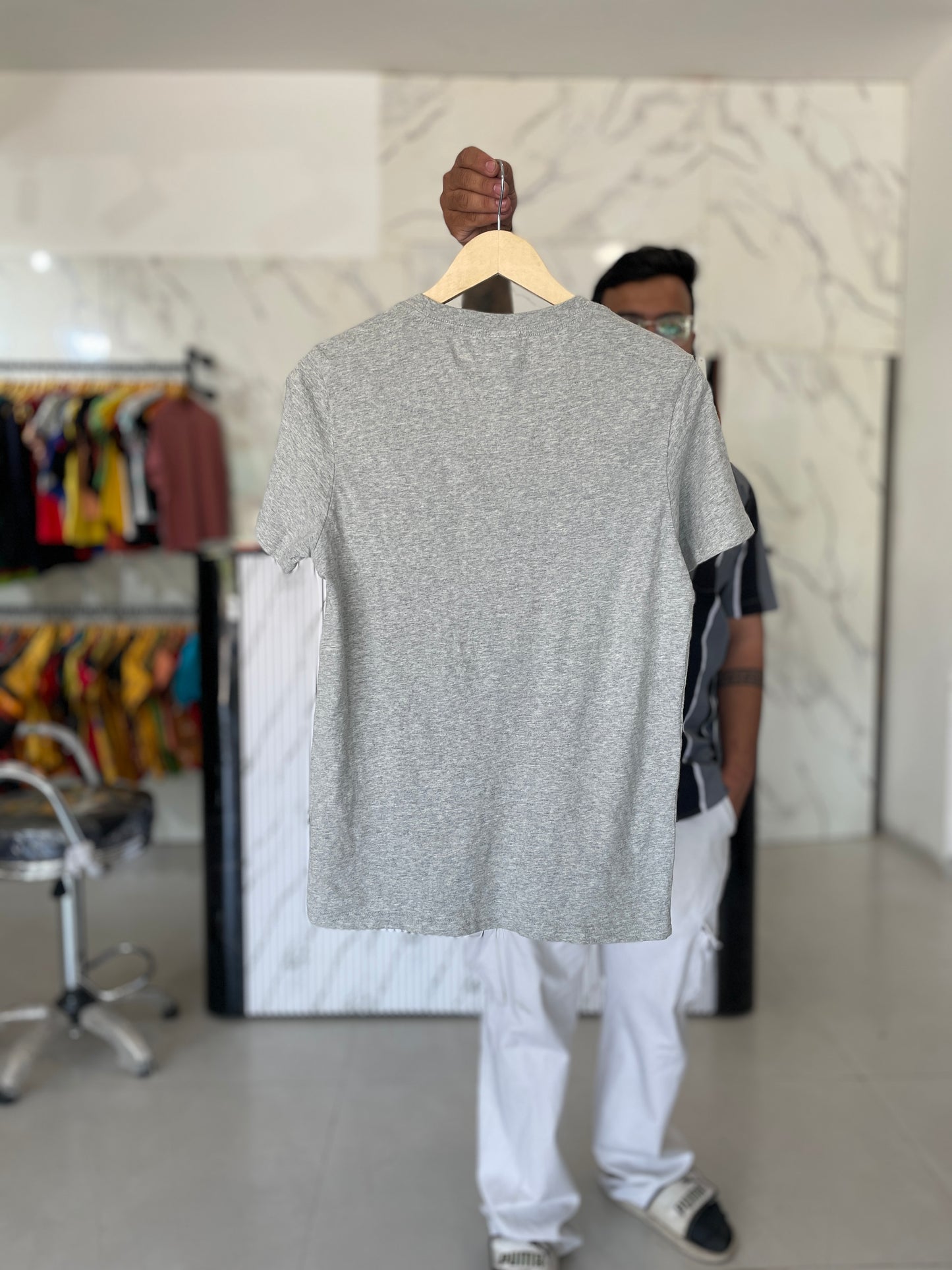 Women’s Grey Graphic Print T-Shirt