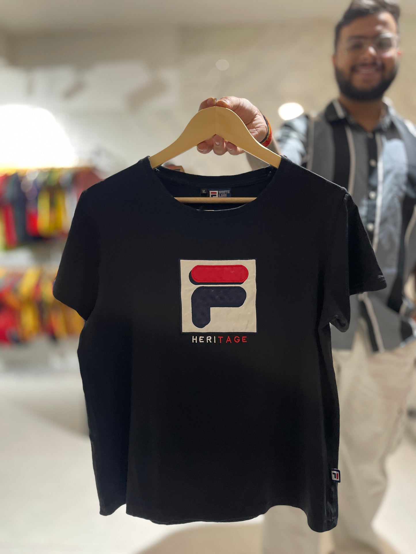 Classic Heritage Logo Black T-Shirt