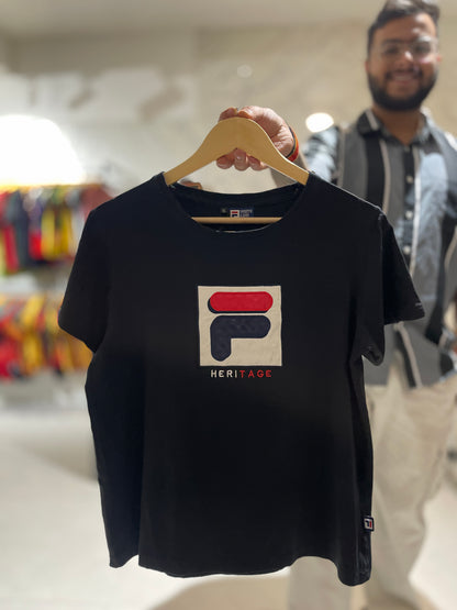 Classic Heritage Logo Black T-Shirt